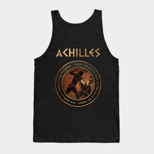 Achilles - Hero of the Trojan War - Homer's Iliad Quote - Ancient Greek History Tank Top